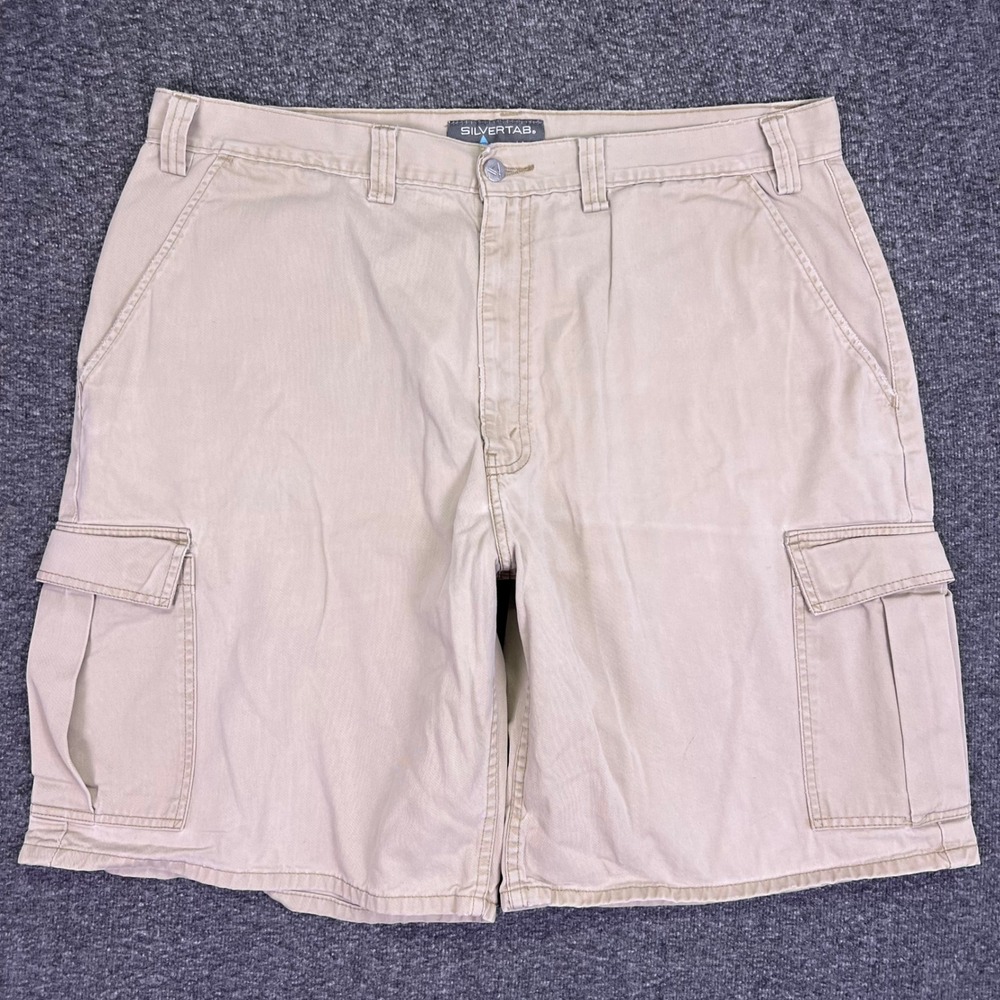 Levis SilverTab Shorts Mens 40 Baggy Cargo Casual Utility Cotton Twill 90s Y2K